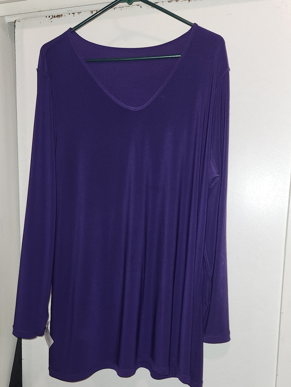 Purple Tunic/Midi T-shirt Dress